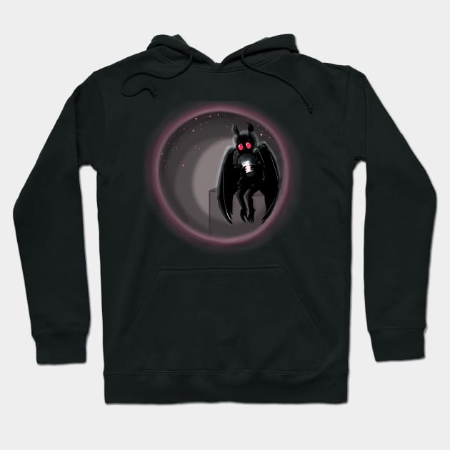 Modern Cryptids: Mothman Smartphone Hoodie by Elisa_Arts